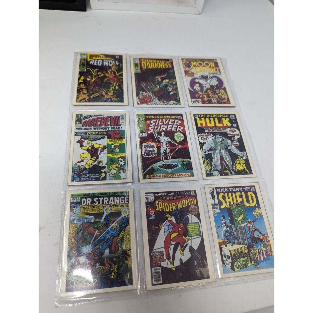 Lot Of Marvel Trading Cards‎